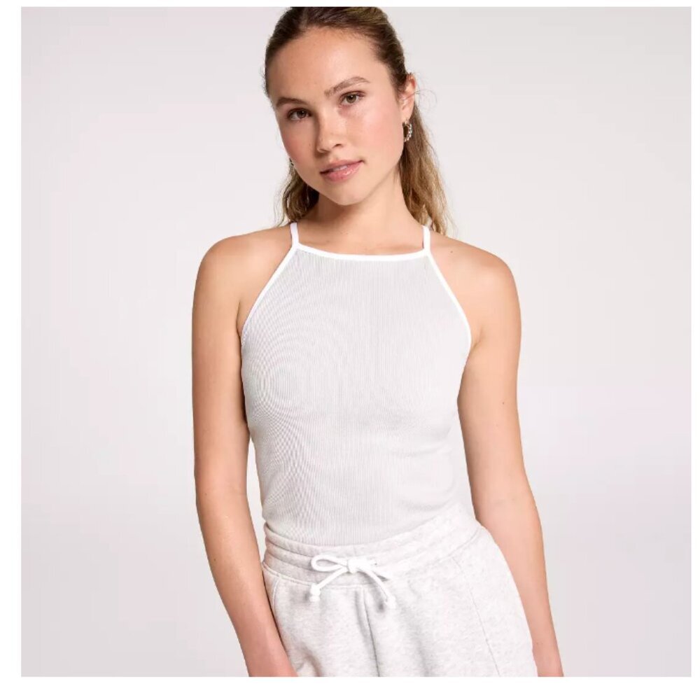 Bundle of 2 DSG‎ Seamless Cami Heather Grey & White Y2K Inspired Athleisure